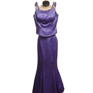 Alyce Purple Prom/Floor Length dress, sz 6